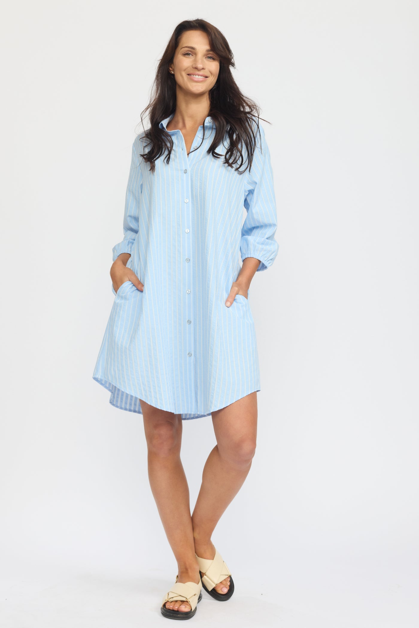 ALETTA.HS25 Light Blue Stripe