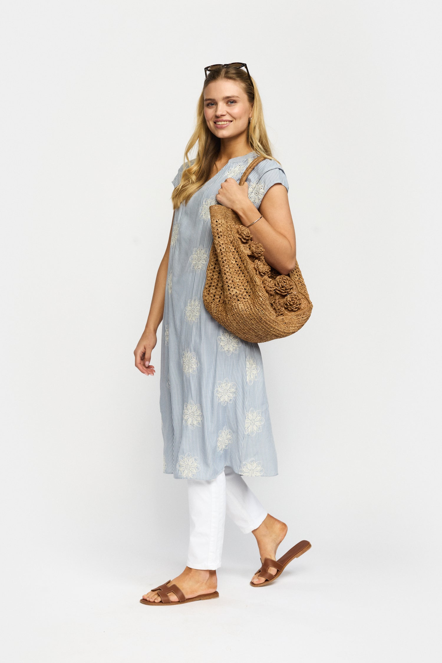 CLEO BLUE STRIPE
