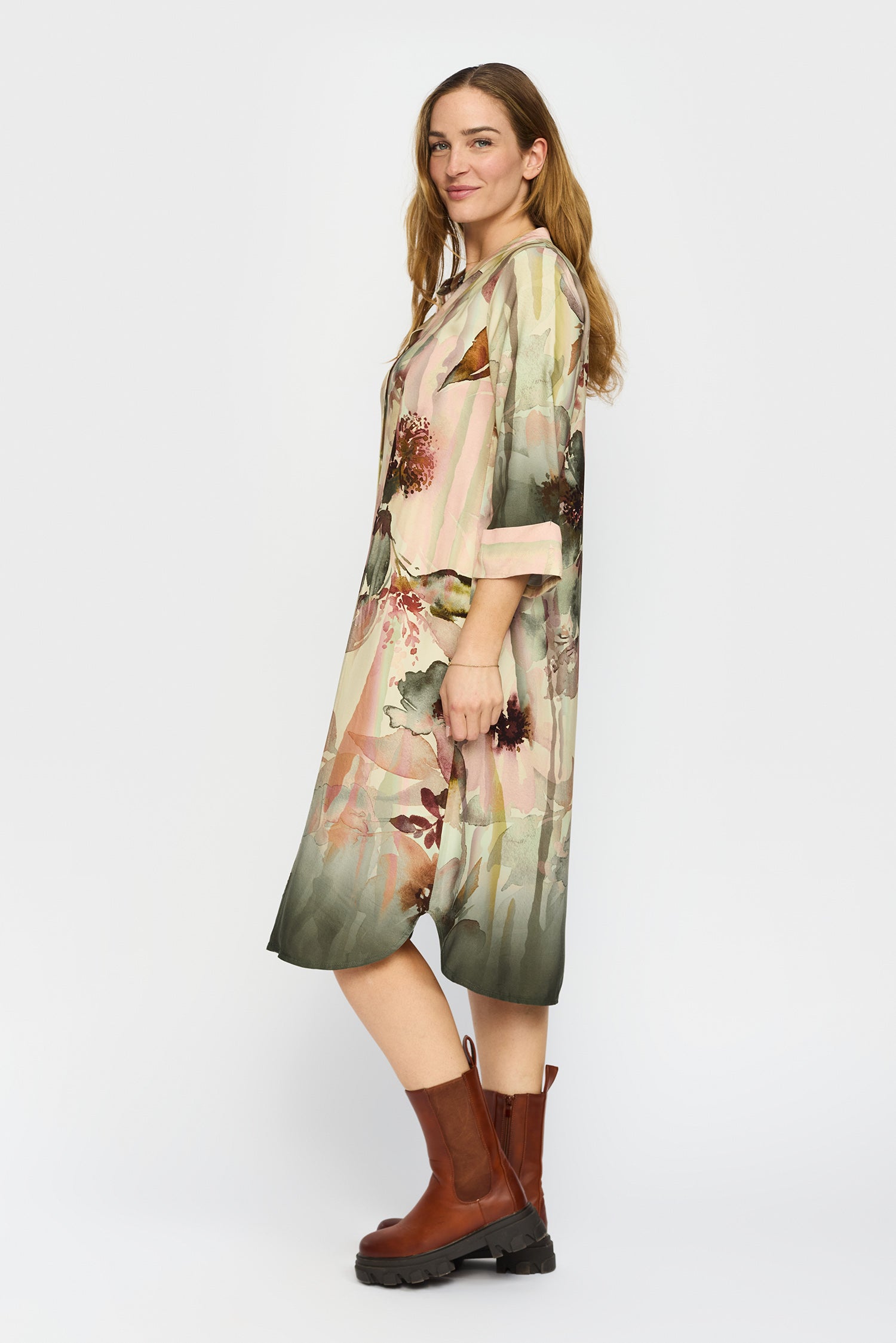 RILEY.EA25 KHAKI FLOWER