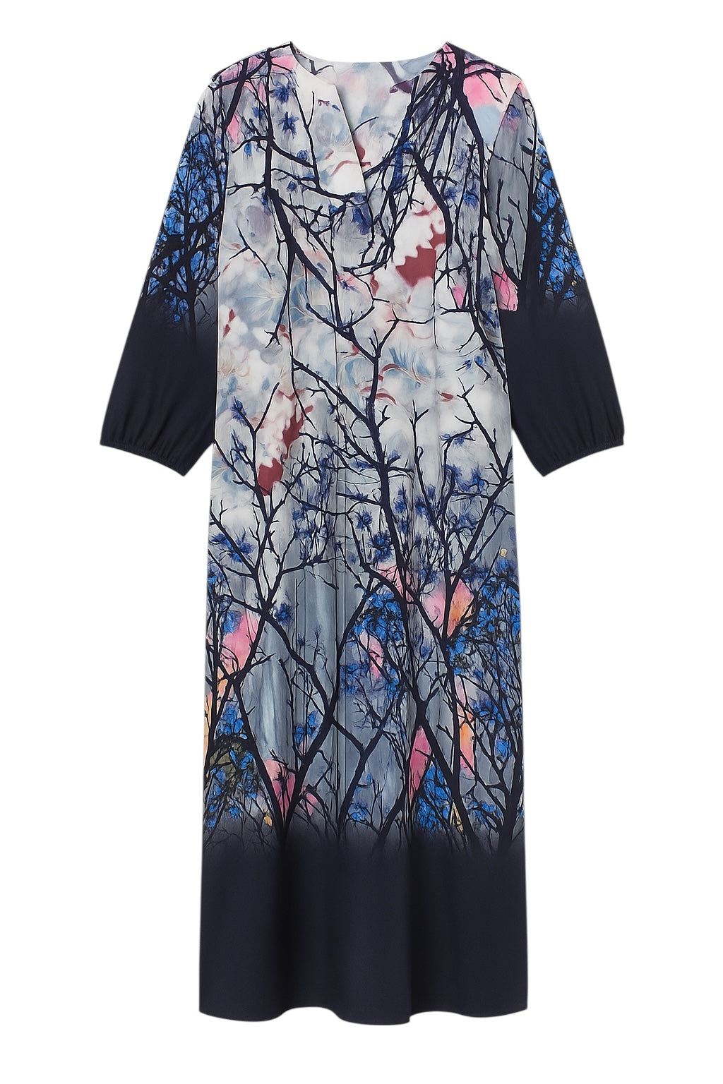 VANYA.EA25 NAVY LEAVES