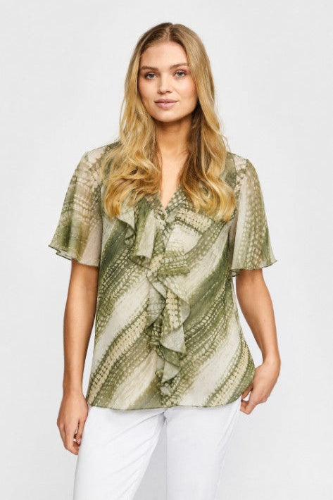 INGRID GREEN STRIPE