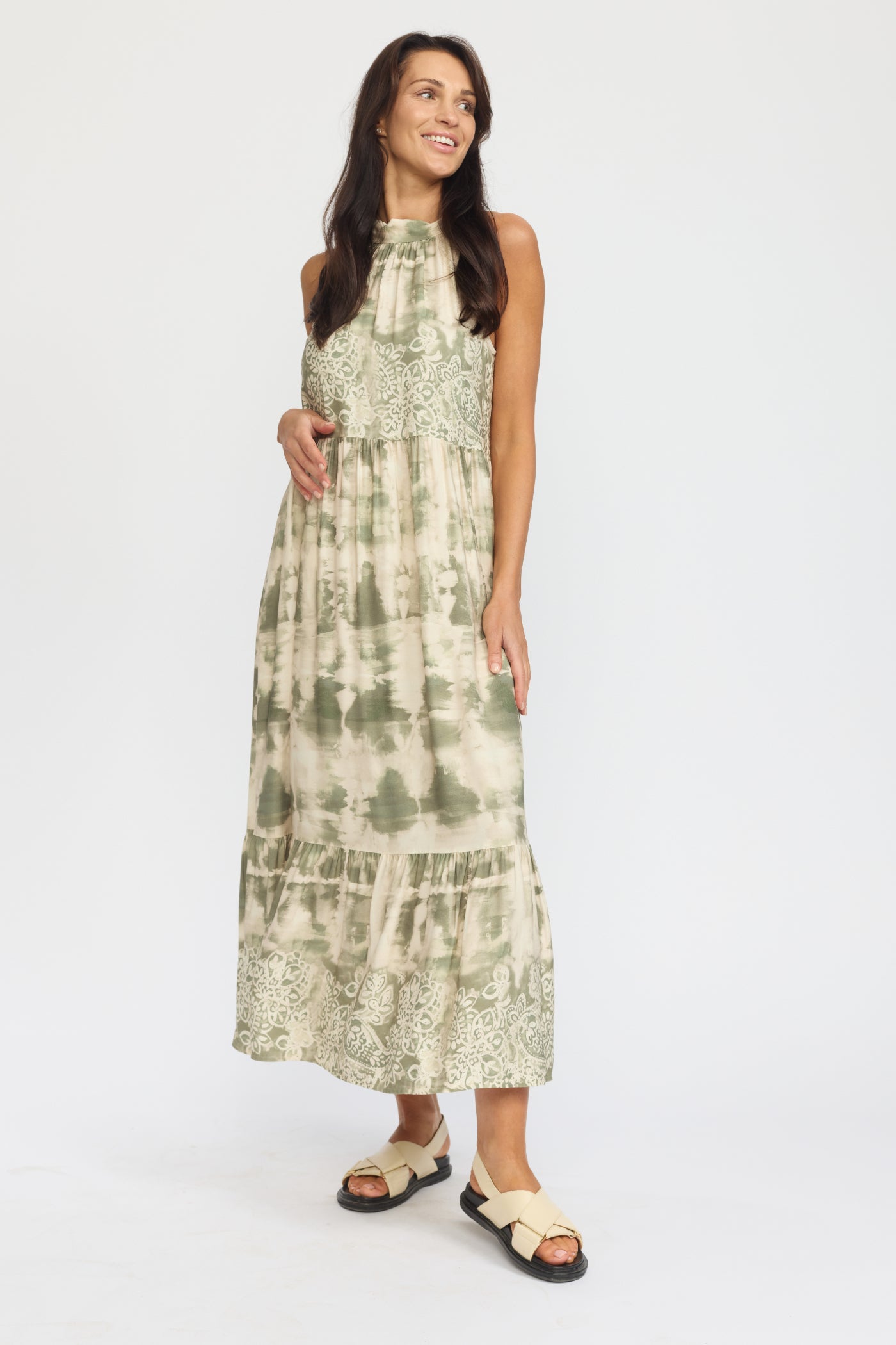 KARISMA.HS25 KHAKI BORDER