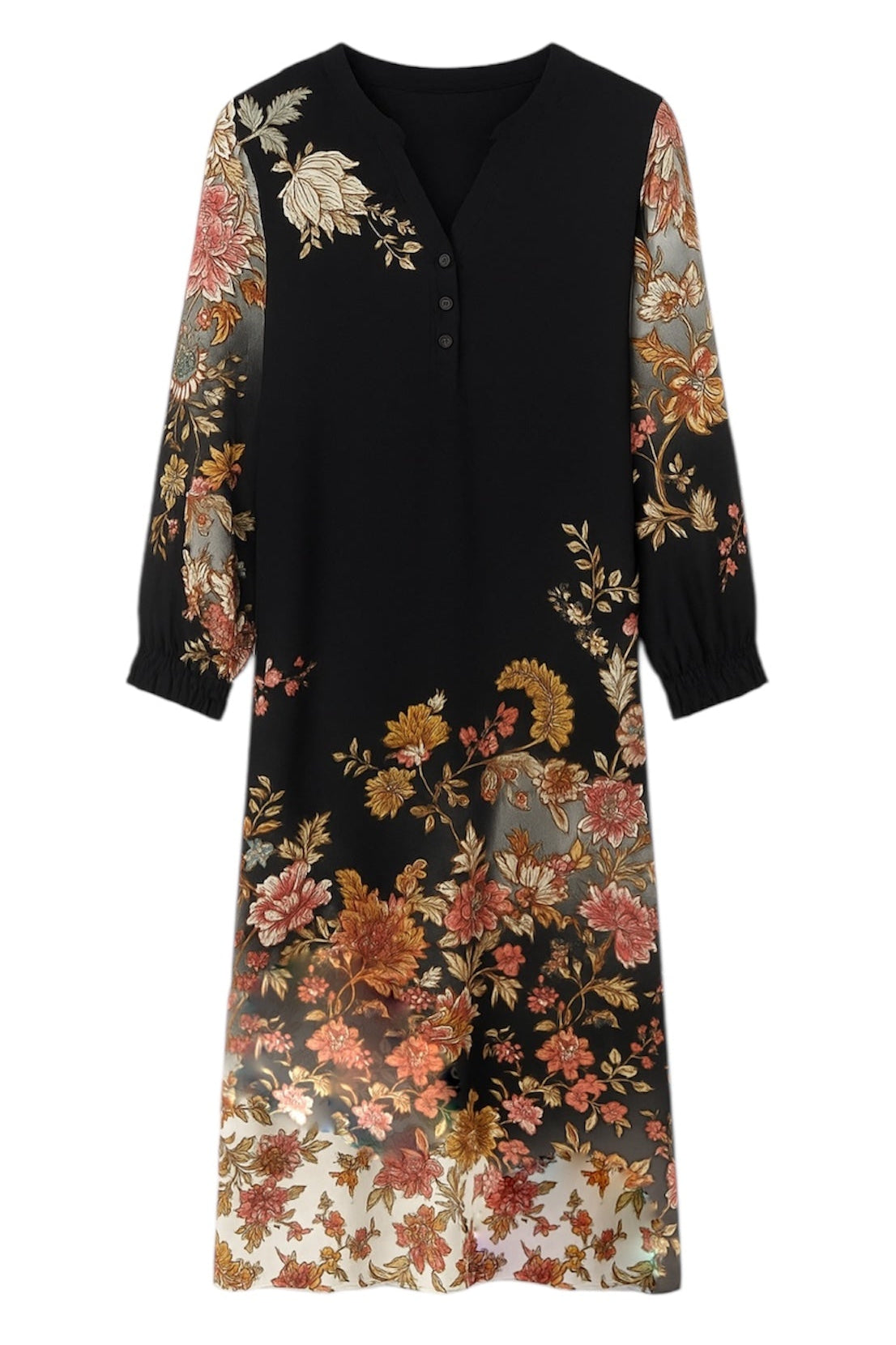 VALMAS BLACK FLOWERS